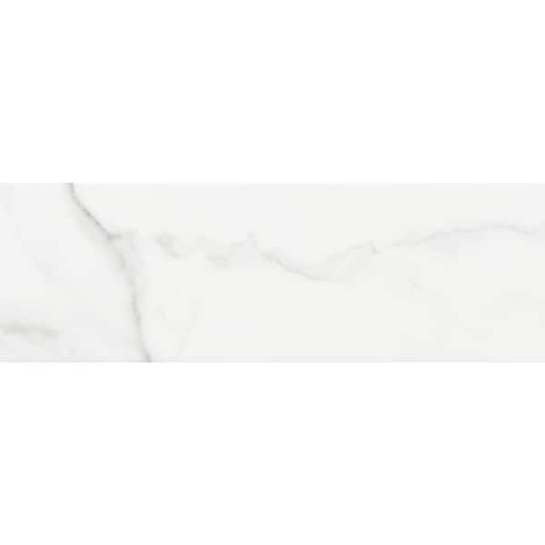 Belmar White 4 in. x 12 in. Ceramic Wall Tile (10.98 sq. ft. / case)