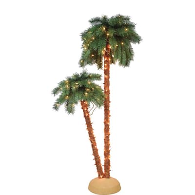 Palm - Artificial Christmas Trees - Christmas Trees - The Home Depot