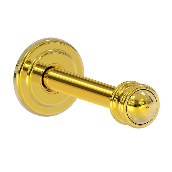 Carolina Collection 3.75 in. Retractable Wall Hook in Polished Closet Rod