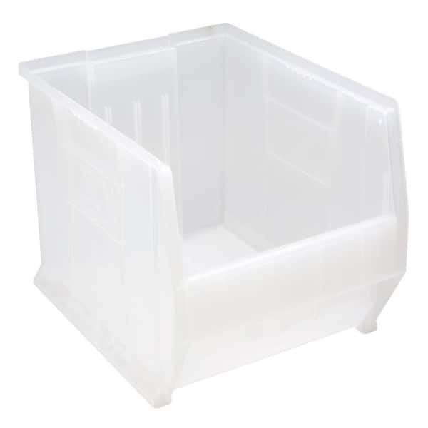 Quantum Hulk 23 Gal. Storage Tote in Clear (1-Pack)