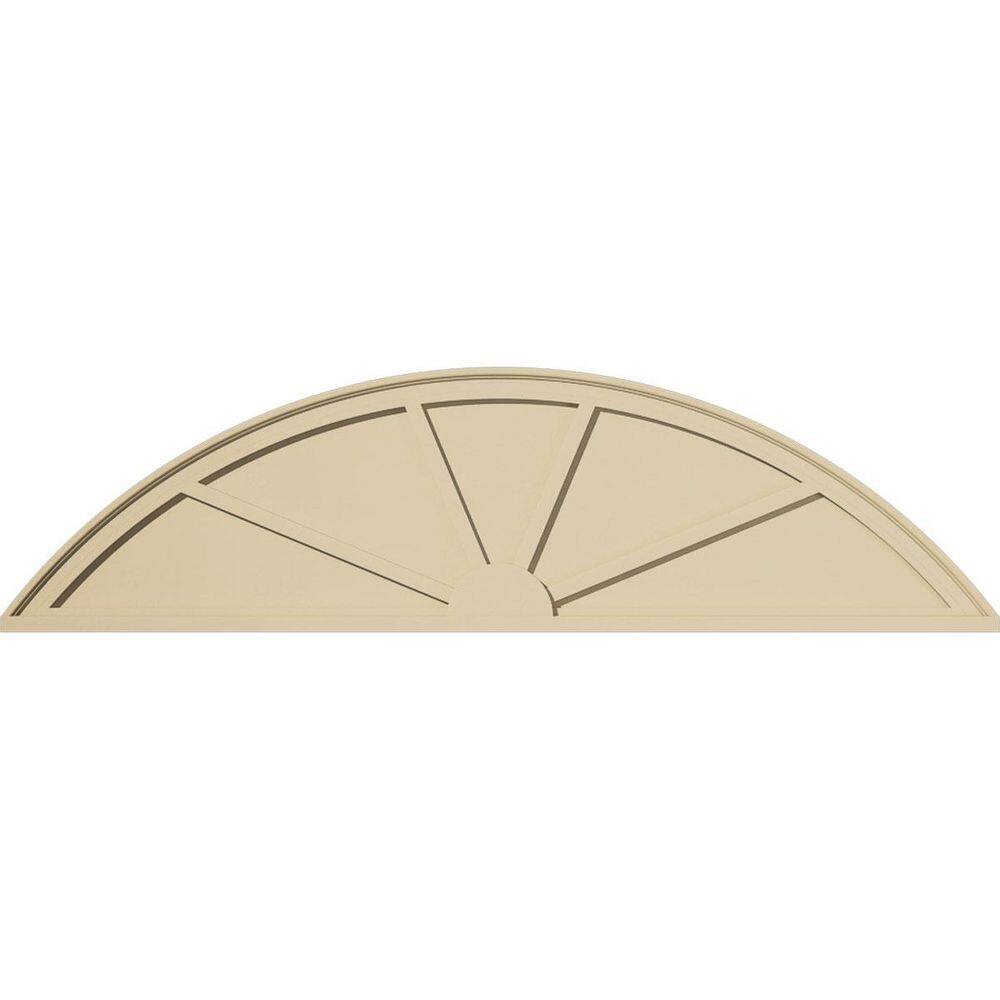 64-in. W x 17-in. H x 2-in. P Segment Arch 4 Spoke Signature Urethane Pediment, Primed Tan price history on PriceWatchPro