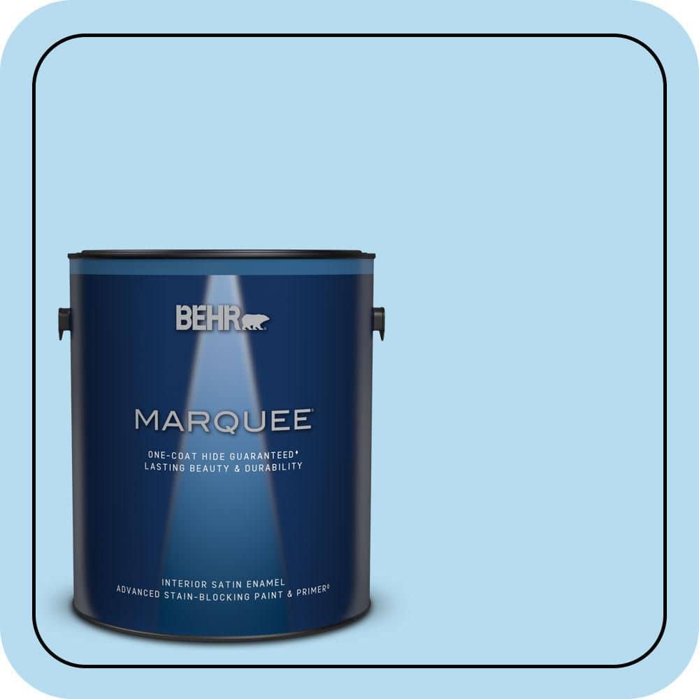 1 gal. #P500-2 Seashore Dreams Satin Enamel Interior Paint & Primer price history on PriceWatchPro
