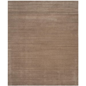 Himalaya Taupe 8 ft. x 10 ft. Solid Area Rug