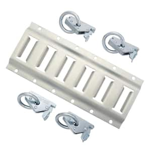 E-Track 12 in. Rail and 4 Fittings Kit