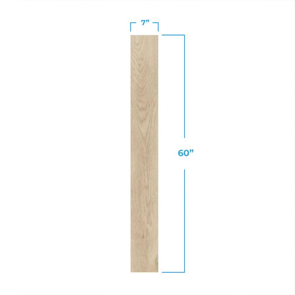 Mesa Tan Wide Plank Oak Look Waterproof Vinyl Flooring
