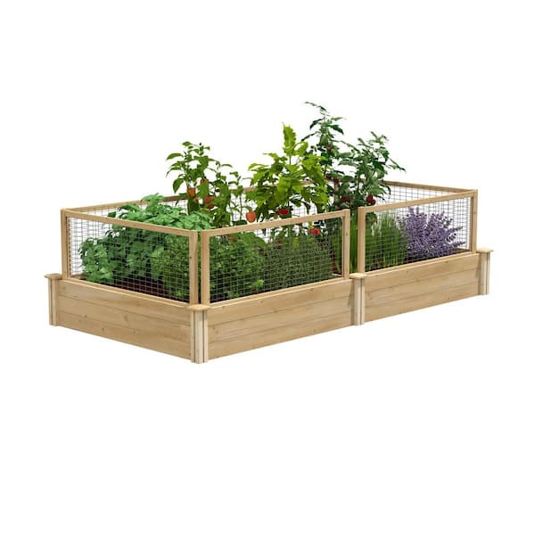 Reviews for Greenes Fence Classic Natural Wood Cedar Rectangle Raised ...