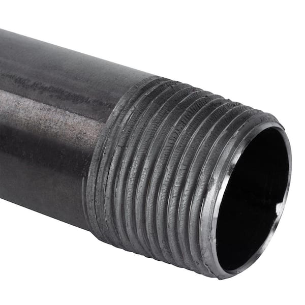 Lot De 5 Raccords Filetés 2NPT Noir - Acier - Neuf