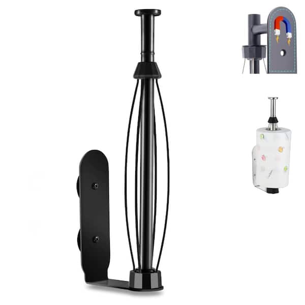 Magnetic Paper Towel Holder with Damping One-Hand Operation 304 Stainless Steel for Refrigerator Kitchen