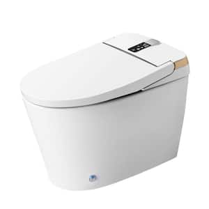 Elongated Bidet Toilet 1.28 GPF in. White with Heated, Deodorizing, Soft Close