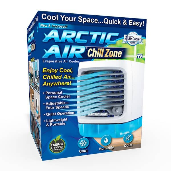  Arctic Air Pure Chill Evaporative Air Cooler By Ontel -  Powerful 3-Speed Personal Space Cooler, Quiet, Lightweight And Portable For  Bedroom, Office, Living Room & More : Home & Kitchen