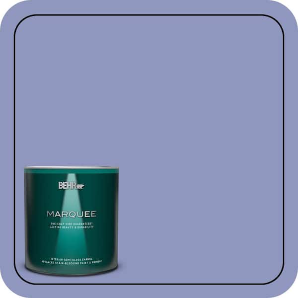 BEHR MARQUEE 1 qt. #610B-4 Intuitive Semi-Gloss Enamel Interior Paint & Primer