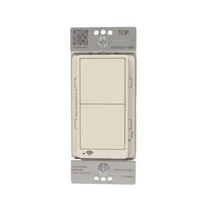 X Series 15 Amp Single Pole/3-Way Matter Smart Wi-Fi Rocker Switch Light Switch, Beige SQR141U1LAWM