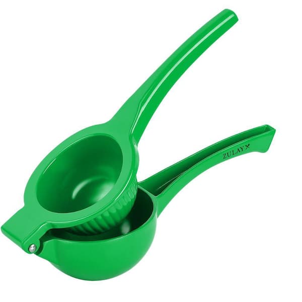 Zulay Kitchen Premium Quality Metal Orange Squeezer Citrus Juicer - Green