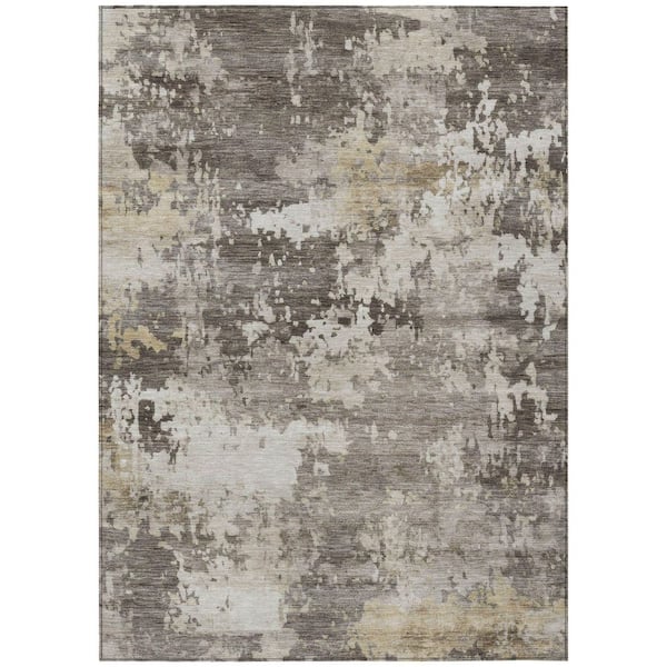 Addison Rugs Chantille Machine Washable Indoor/Outdoor Abstract ACN2142 Taupe 10 ft. x 14 ft. Area Rug