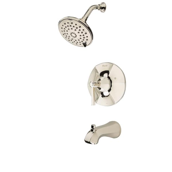 Pfister Arterra 3-Spray 1-Handle Tub and Shower Trim in Polished Nickel (Valve Not Included)