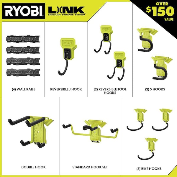 RYOBI LINK 14-Piece Recreational Storage Kit STM506K - The Home Depot