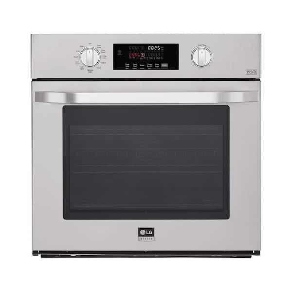 LG 29.75 in. Smart Single Electric Wall Oven with Convection Self-Cleaning in Stainless Steel
