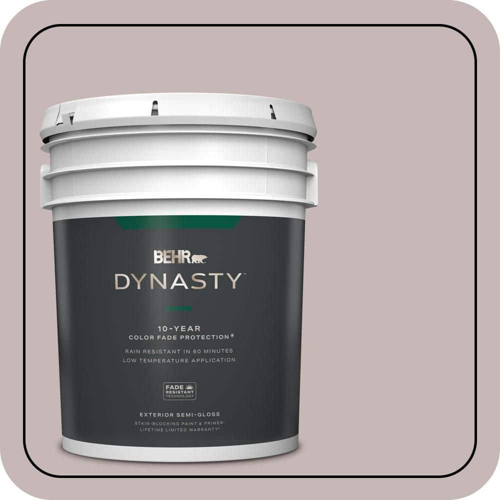 5 gal. Home Decorators Collection #HDC-CL-25G Georgian Pink Semi-Gloss Exterior Stain-Blocking Paint & Primer price history on PriceWatchPro