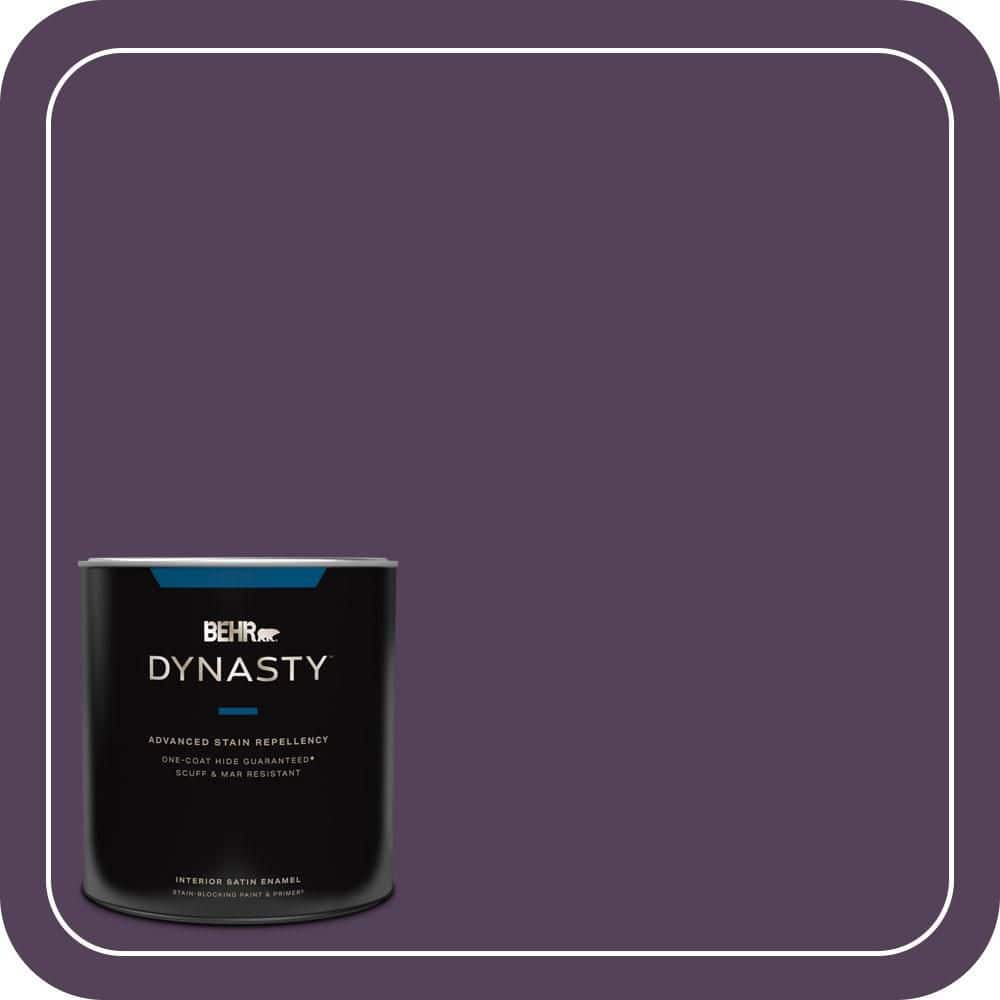 1 qt. #S-H-680 Purple Bloom Satin Enamel Interior Stain-Blocking Paint & Primer price history on PriceWatchPro