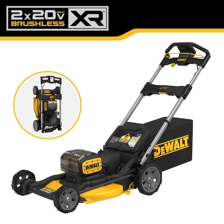 DEWALT 20V MAX 21 in. Brushless Cordless Battery Powered Push Lawn Mower Kit with (2) 10 Ah Batteries and Chargers