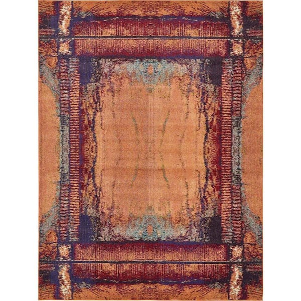 Unique Loom Sedona Cuyahoga Pink 9' 0 x 12' 0 Area Rug 3127776