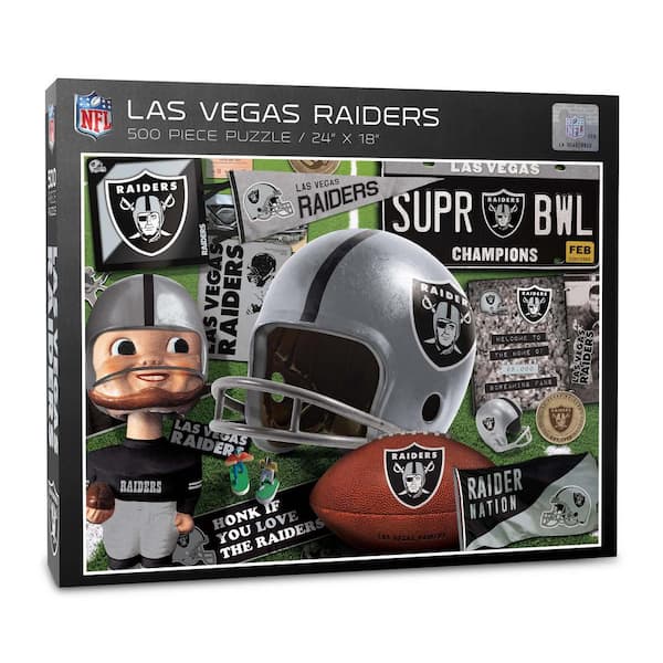 NFL Las Vegas Raiders Retro Series Puzzle (500-Pieces)