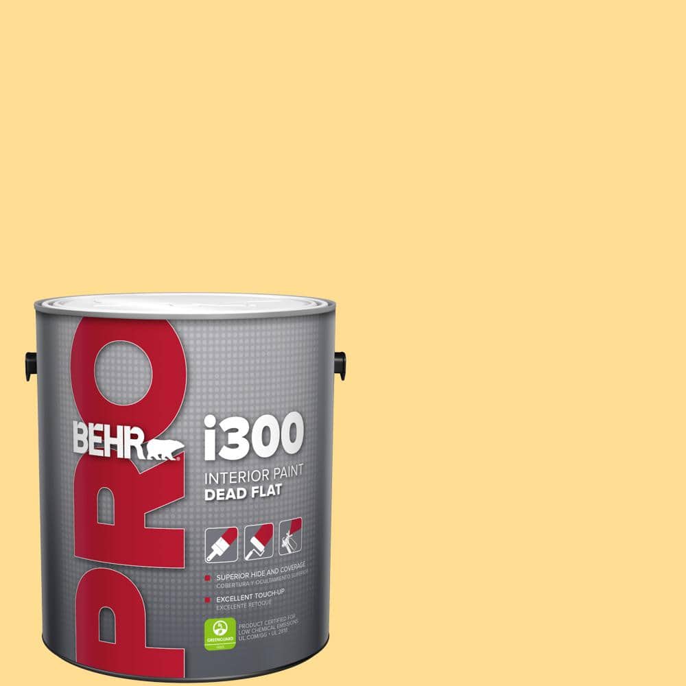 1 gal. #320B-4 Lemon Pound Cake Dead Flat Interior Paint price history on PriceWatchPro