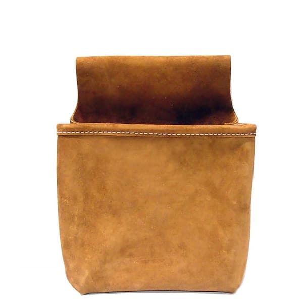Bon Tool Single Pocket Leather Nail Bag