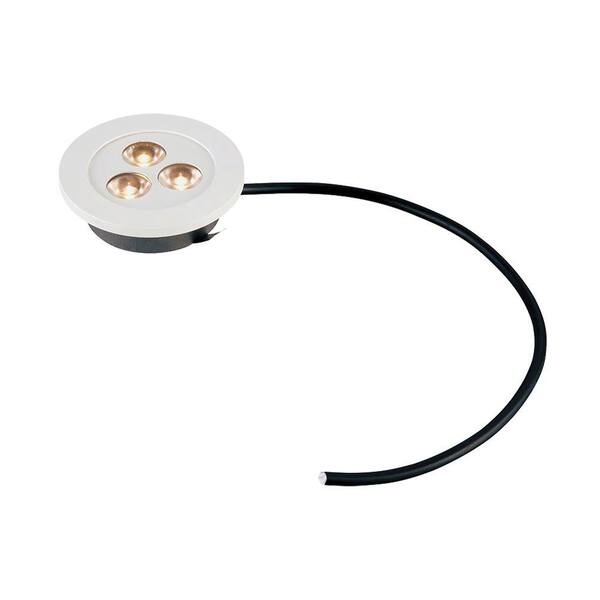 Titan Lighting Maggie LED White Recessed Puck Light