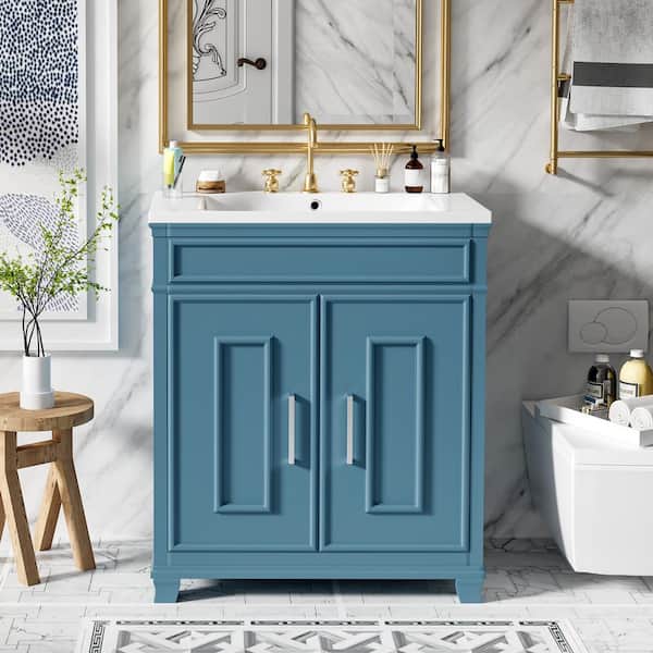 Boosicavelly 30 in. W x 18 in. D x 34 in. H Single Sink