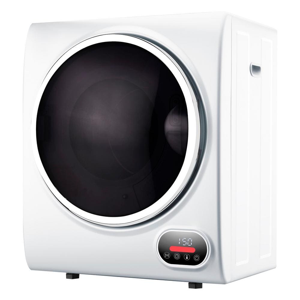1.50 Cu. Ft. Vented 110V Compact Clothes Dryer Stainless Steel Tub with LED Touch Control Panel