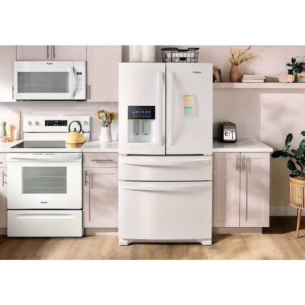 Whirlpool French Door Fridge (WRMF3636RW) - White Whirlpool French Door Fridge (WRMF3636RW) - White