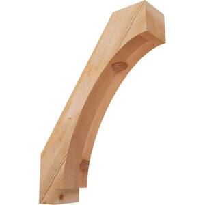 6''W x 22''D x 30''H Imperial Rough Sawn Knee Brace, Western Red Cedar