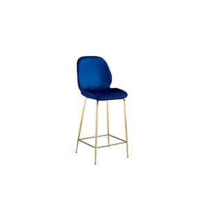 Preston 29 in. H Blue Bar Stools (Set of 2)