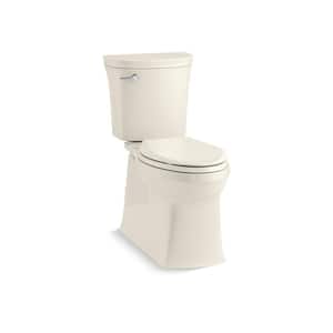 Valiant the Complete Solution 2-Piece 1.28 GPF Single Flush Elongated Toilet in Biscuit