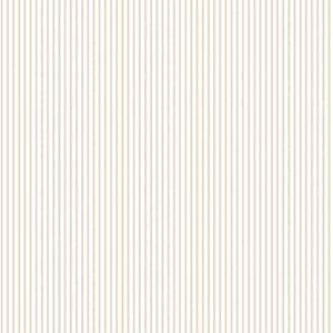 Candy Stripe Taupe Matte Finish Non-Woven Paper Non-Pasted Wallpaper Roll