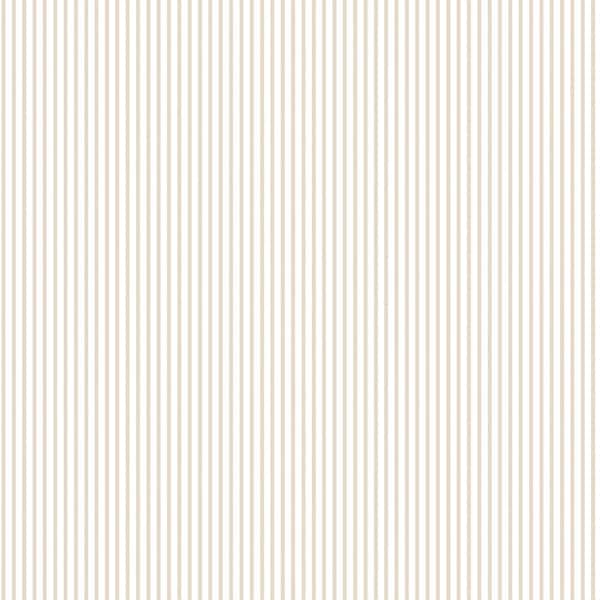 Unbranded Candy Stripe Taupe Matte Finish Non-Woven Paper Non-Pasted Wallpaper Roll