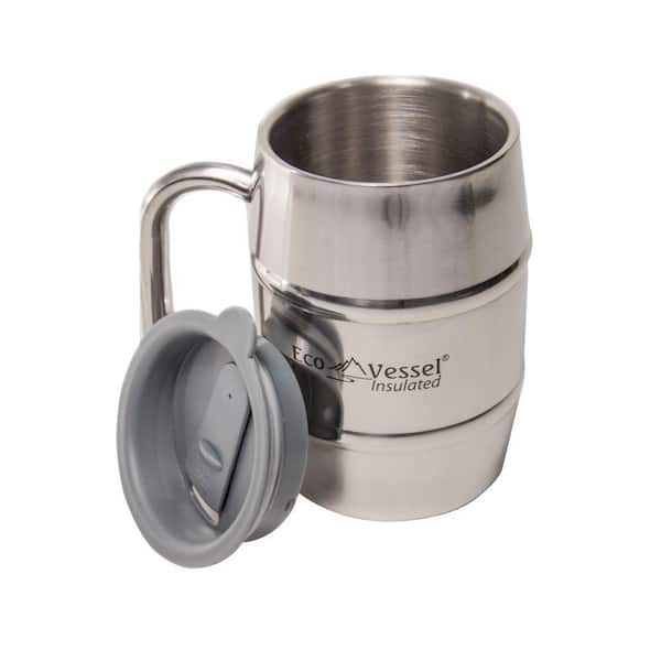 Eco Vessel Double Barrel 16 fl. oz. Insulated Stainless Steel Mug