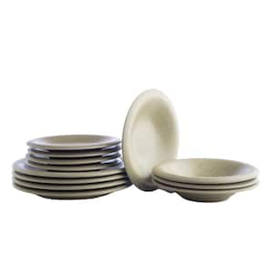 Aro 12-Piece Green Matte Stoneware Dinnerware Set (Service for 4)