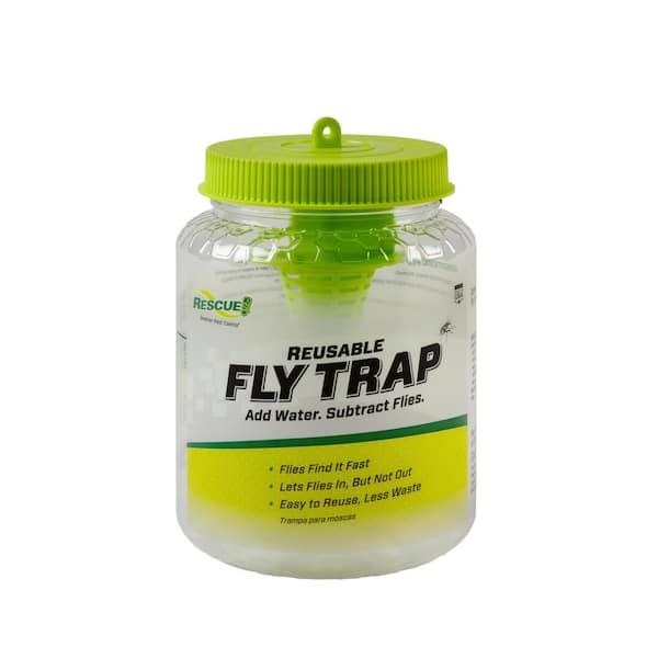 RESCUE Outdoor Reusable Fly Trap Canister