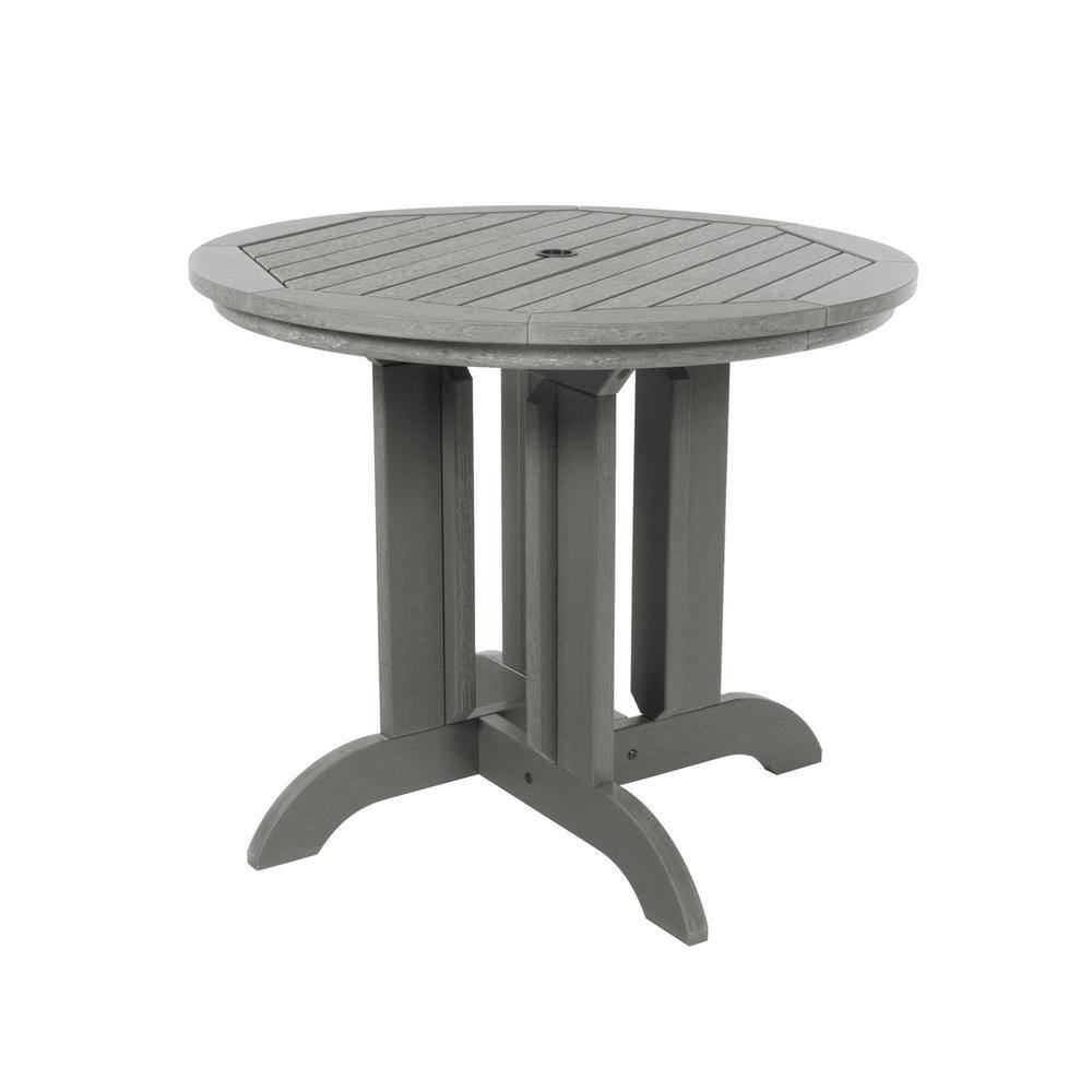 Weatherly Coastal Teak 3-Piece Round Dining Set