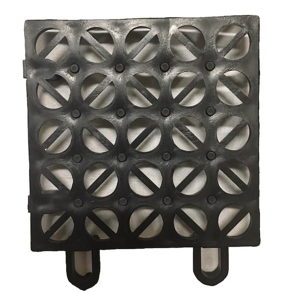 Black Regenerated 22 in. x 22 in. Polypropylene Interlocking Floor Mat System (Set of 12 Tiles) Black Regenerated 22 in. x 22 in. Polypropylene Interlocking Floor Mat System (Set of 12 Tiles)