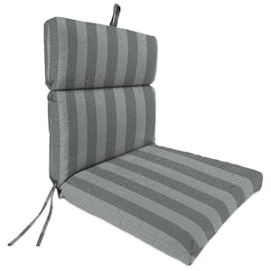 44 in. L x 22 in. W x 4 in. T Outdoor Chair Cushion in Conway Smoke