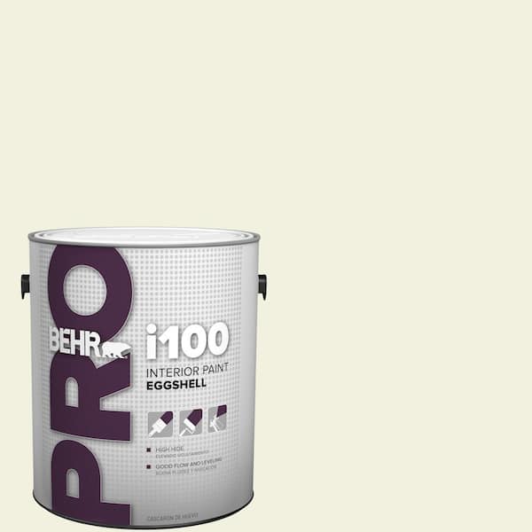 BEHR PRO 1 gal. #GR-W02 Atrium White Eggshell Interior Paint