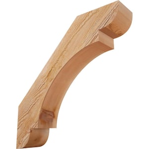 4''W x 18''D x 18''H Olympic Rough Sawn Knee Brace, Western Red Cedar