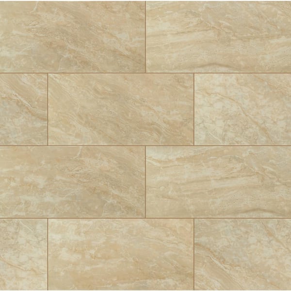 MSI Pietra Onyx Crystal 12 in. x 24 in. Polished Porcelain Stone Look Floor and Wall Tile (16 sq. ft./Case)