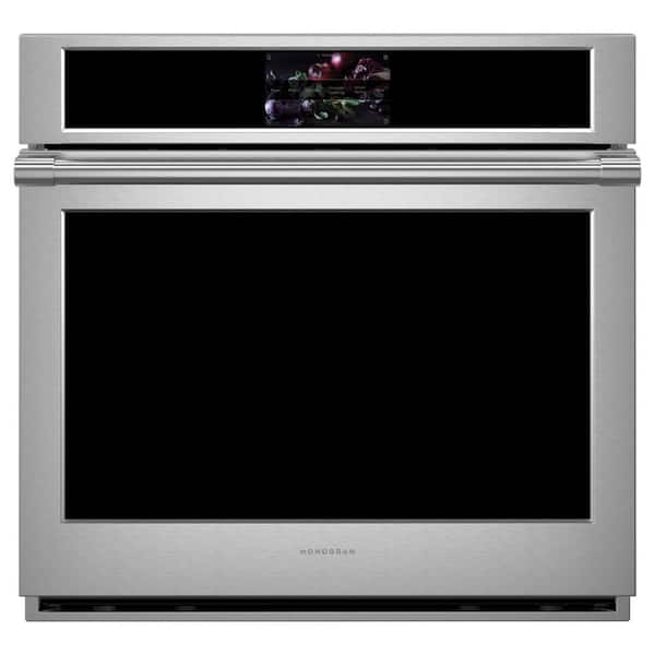 Monogram 30 in. Smart Single Electric Wall Oven with Convection Self-Cleaning in Stainless Steel