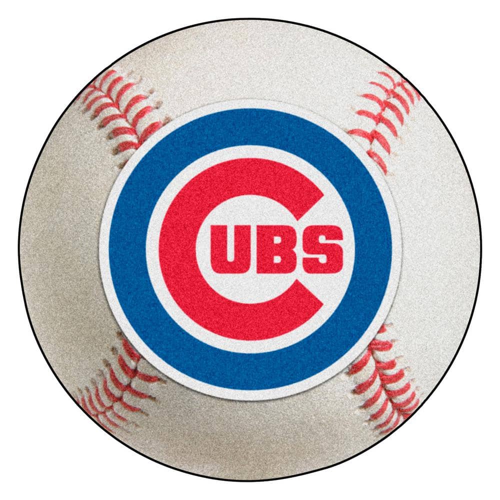 Chicago Cubs Home Plate Pet Bowl - White