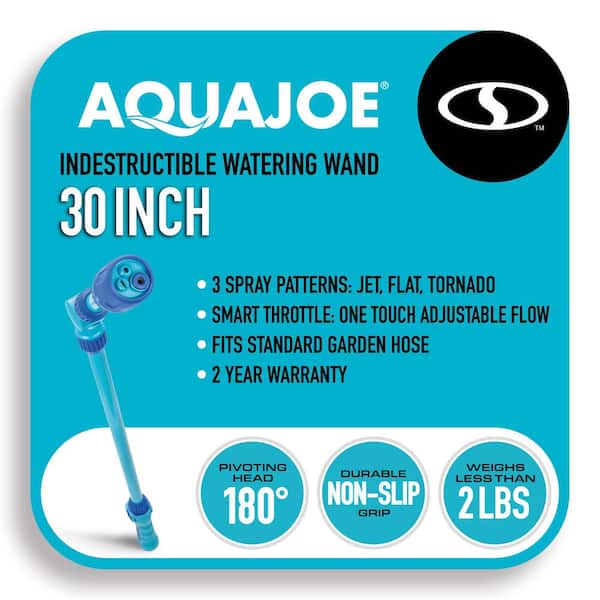 Aqua Joe 30-Inch Watering Wand, Tornado Spray