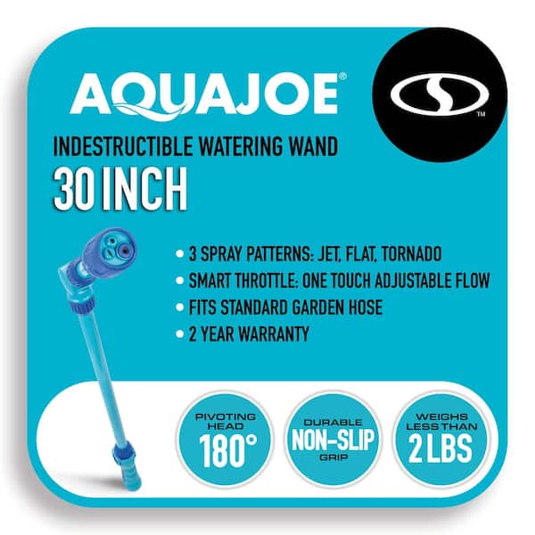 30 in. 3-Spray Pattern Telescoping Watering Wand with Tornado Spray